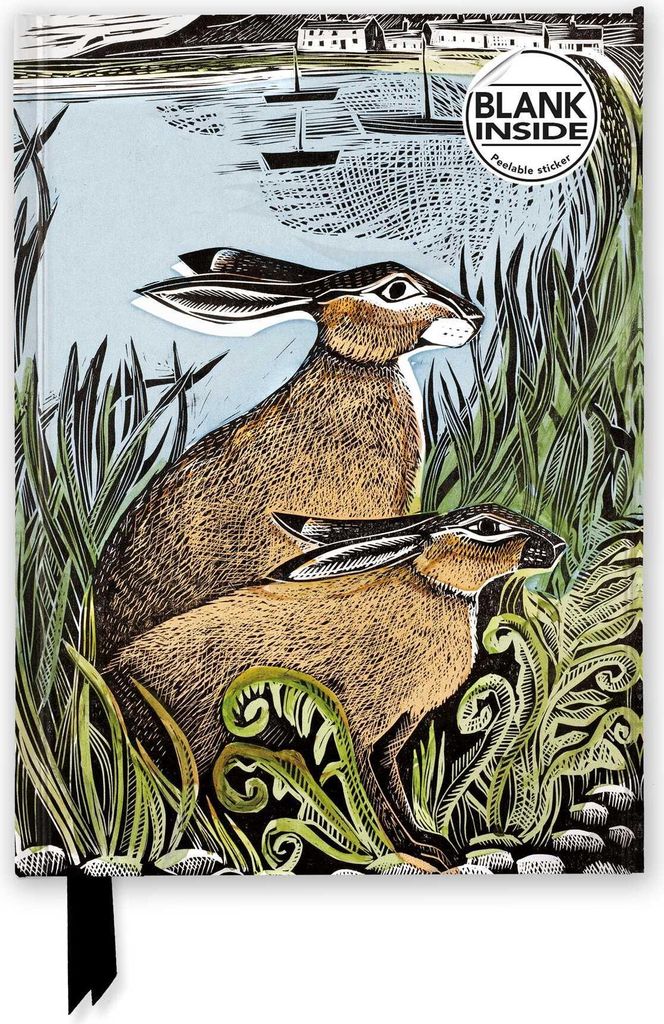 Angela Harding: Rathlin Hares (Foiled Blank Journal)