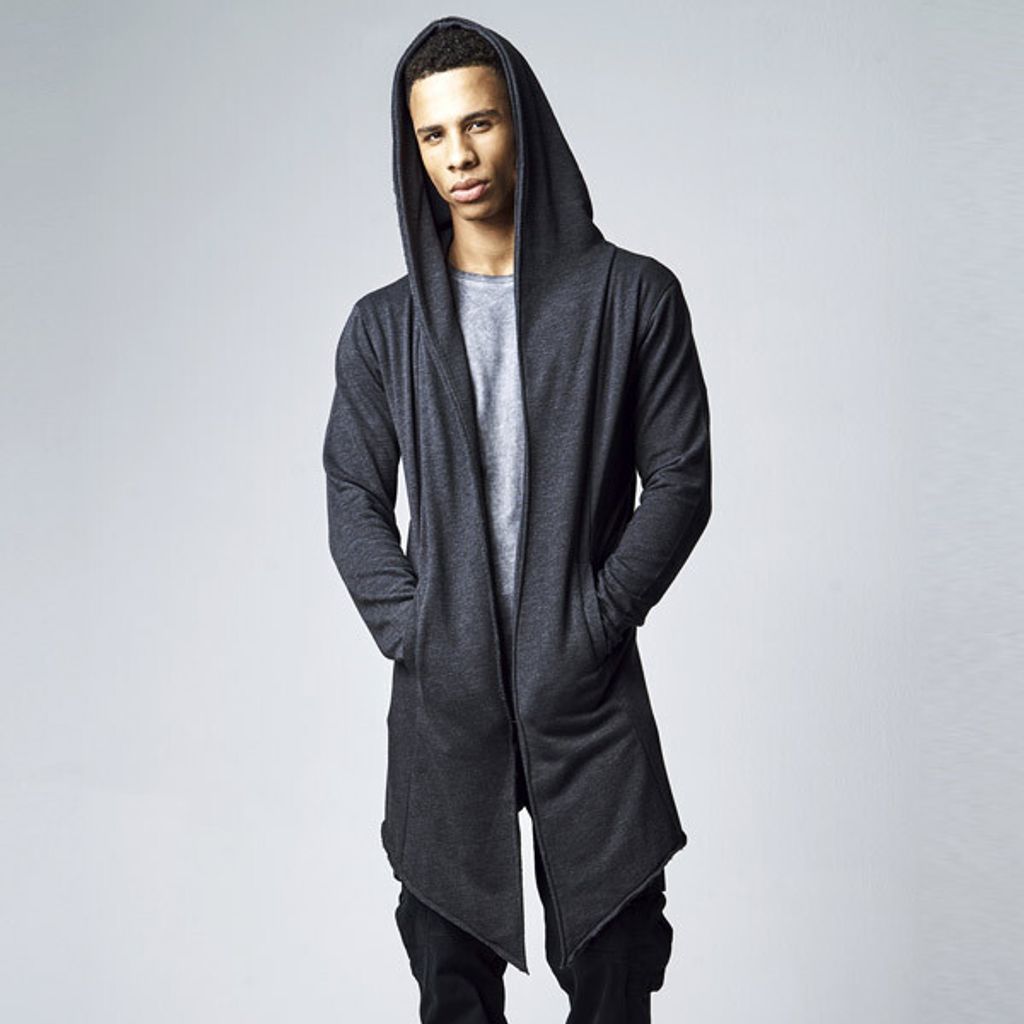 Urban Classics - Cardigan OPEN EDGE LONG charcoal - M Obrázok produktu 
