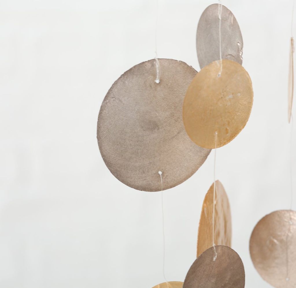 Windspiel Pepa - 100cm - Capiz braun Produktbild 5