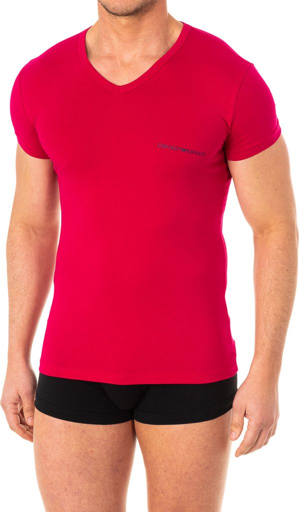 Emporio Armani Kurzarm-T-Shirt für Herren mit V-Ausschnitt 110810-8P717