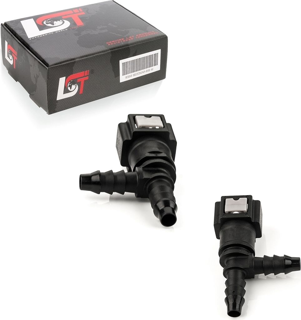 2x Schnellverschluss Kraftstoffleitung Kupplung T-Stück 7,89x6mm für KIA HYUNDAI