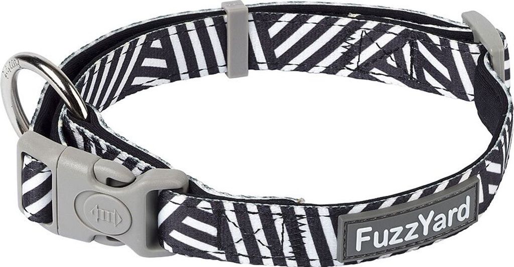 Fuzzyard Northcote Hundehalsband Schwarz L Schwarz L