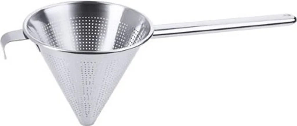 Scolapasta Conico Inox 18/10 Satinato - Fori 1mm Bordo Flangiato