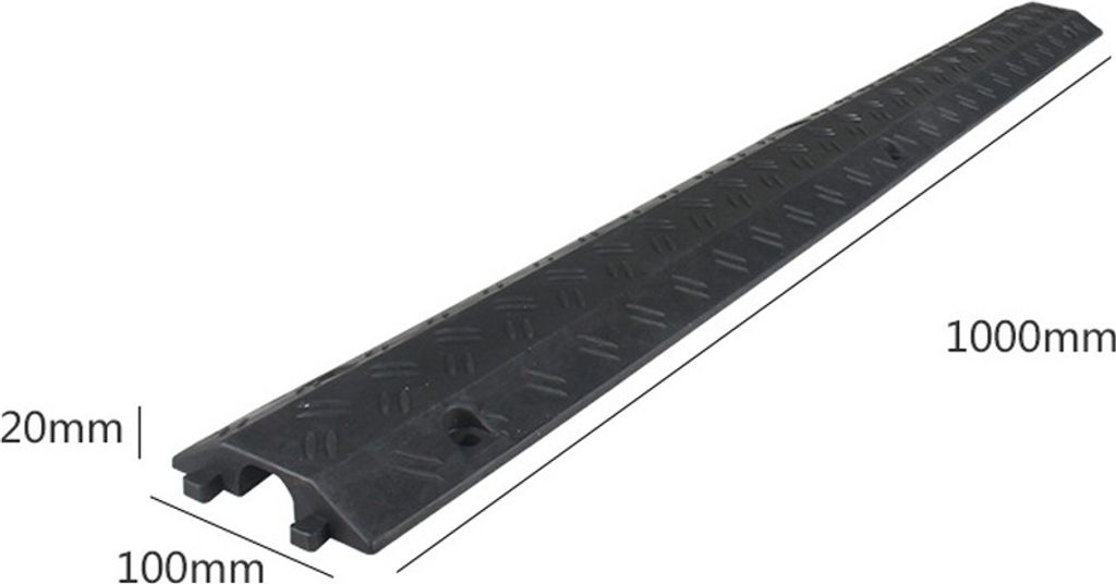 Krycí lišta na kabeláž, 1100 x 100 mm, černá Obrázek produktu 18