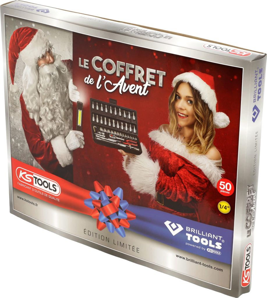 KS Tools Adventskalender: 50-teiliges Werkzeug-Set für Heimwerker und Profis