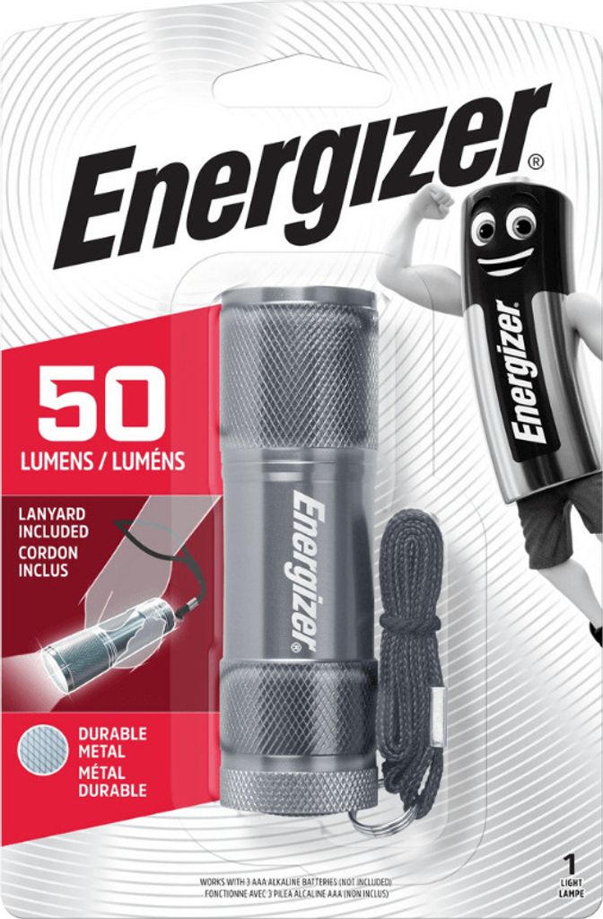 Taschenlampe Energizer Metall 50lm 3AAA LED