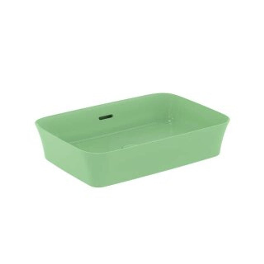 Ideal Standard Ipalyss - Aufsatzwaschbecken, 550x380 mm, mit Überlauf, Sage E2078X9