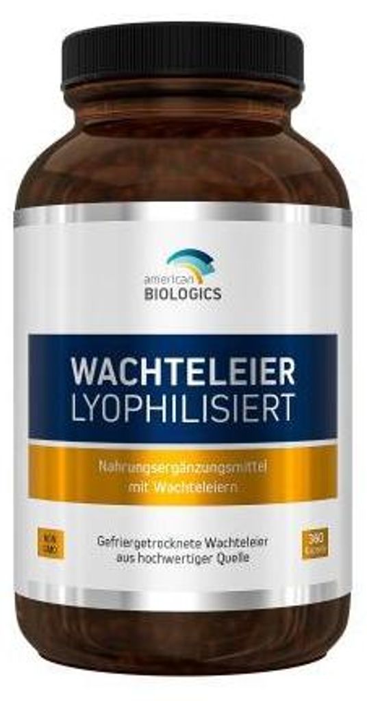 Oeufs de caille lyophilisés American Biologics Caps. 360 Image du produit 