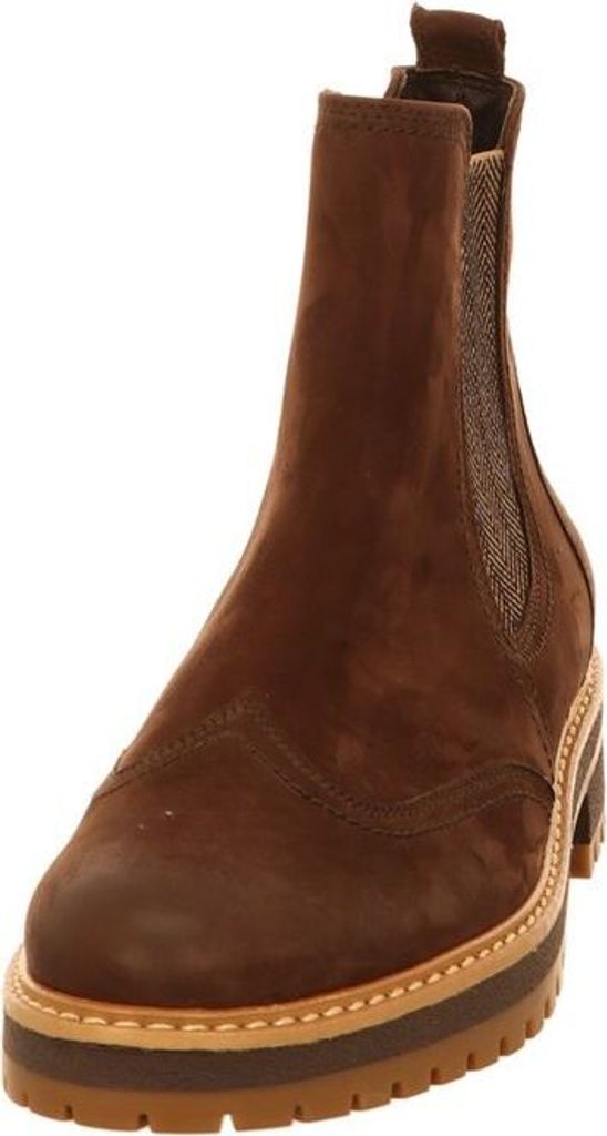 Paul Green Nubuk moro Damen Stiefelette in Braun, Größe 7