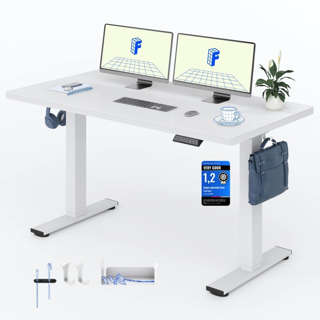 FLEXISPOT EN1 Höhenverstellbarer Schreibtisch 140x80cm, 100 Produktbild 