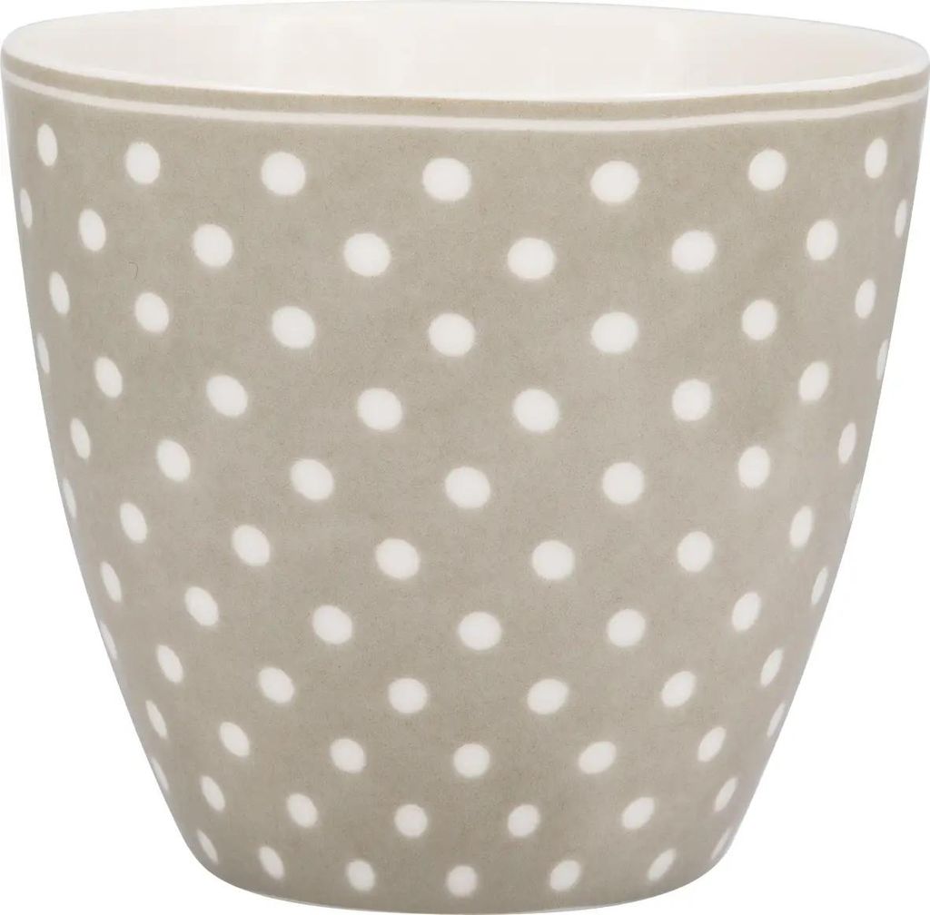 Tazza Greengate "Dotty" color latte, beige, capacità 0,35 Immagine del prodotto 