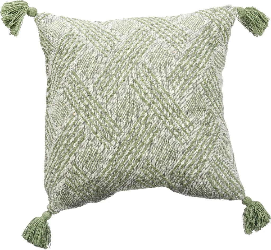 Coussin à franges MOVA 45 x 45 cm - Accessoire déco textile élégant
