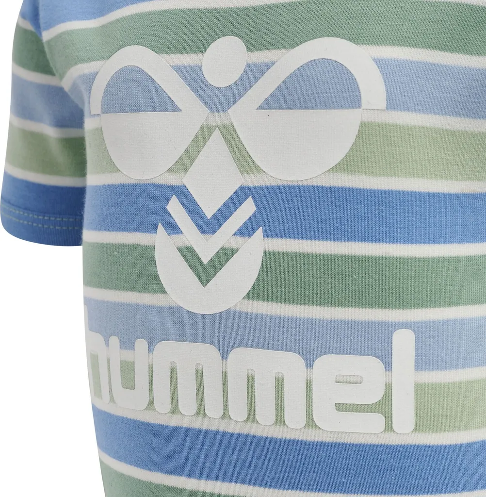 Body à manches courtes pour bébé hummel en coton souple coloris Jade