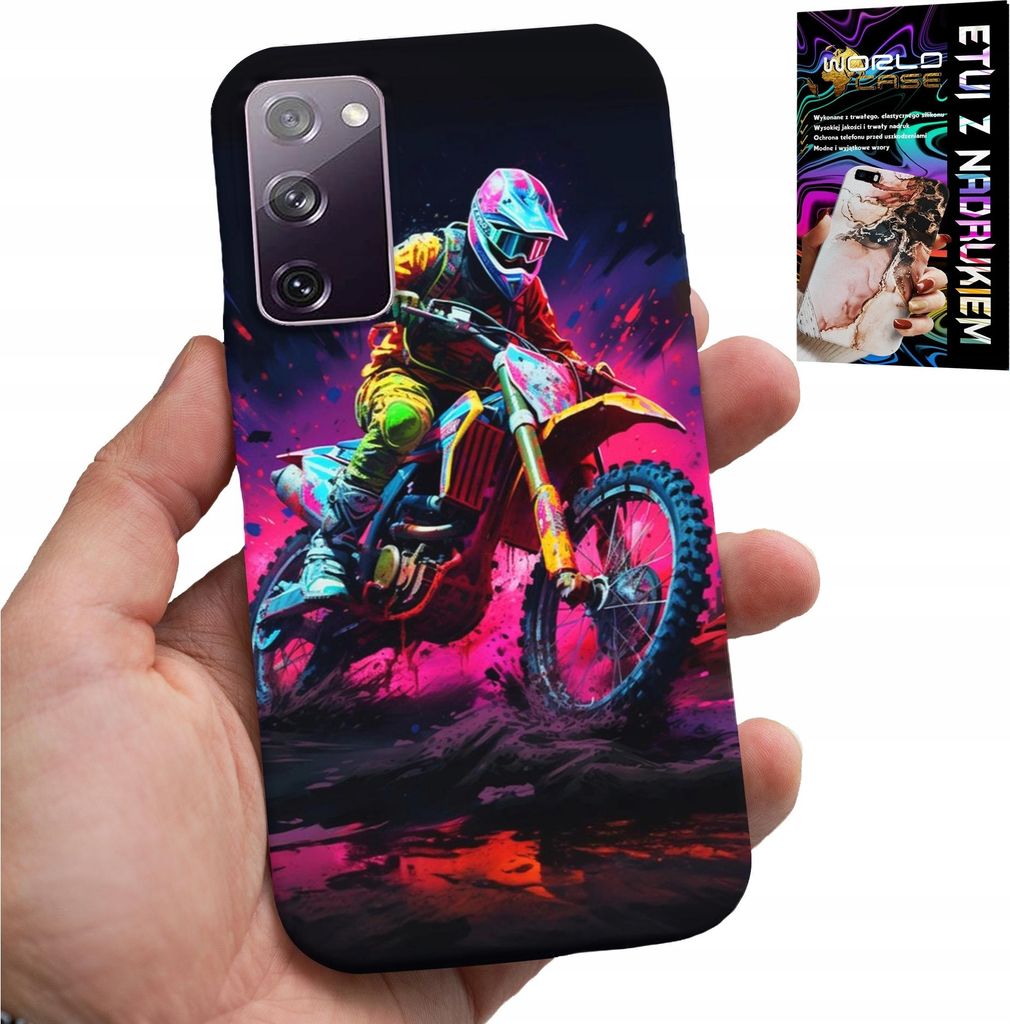 Etui Für Samsung Galaxy S20 Lite - Motorrad, Motocross Extrem-Rennen