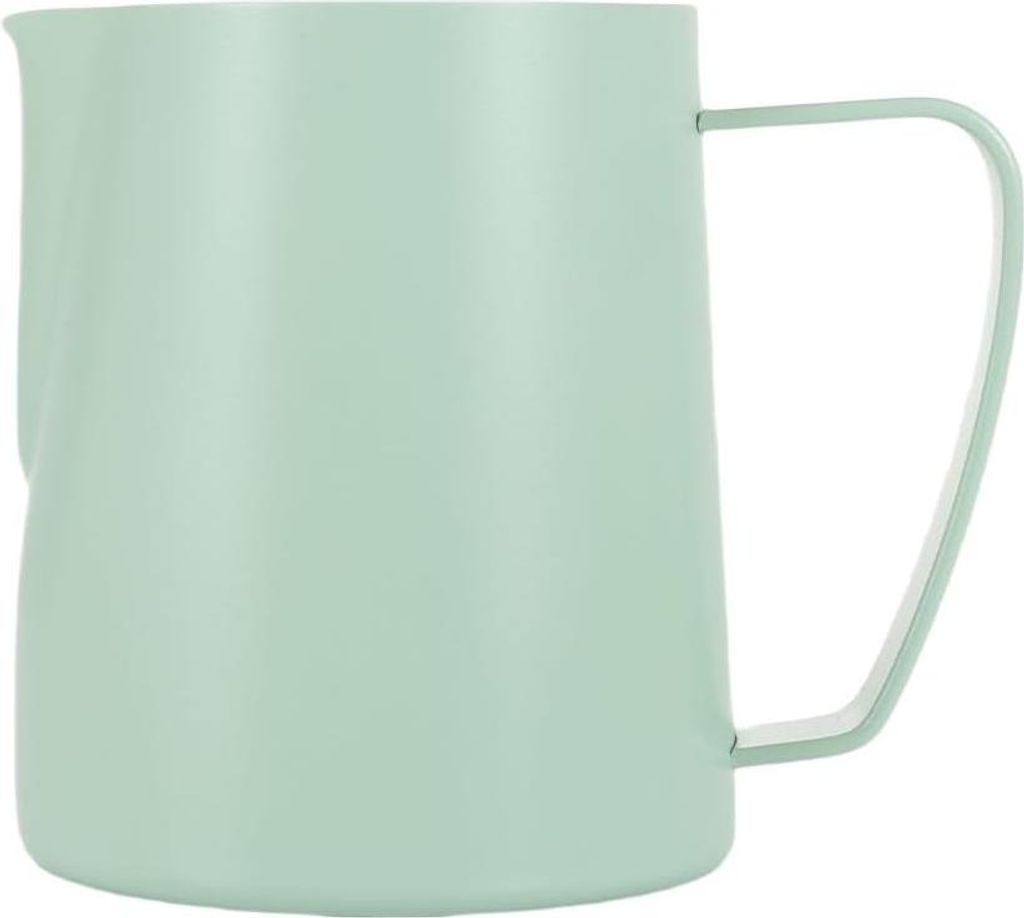 Edelstahl-Melkschaumkanne 350 ml - Milchaufschäumer für Cappuccino und Latte Art