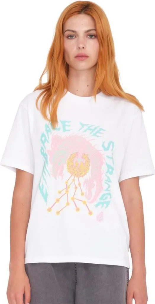 T-shirt de Skate Volcom FA Tetsunori 2 Blanc L Idéal pour l'Été 2026