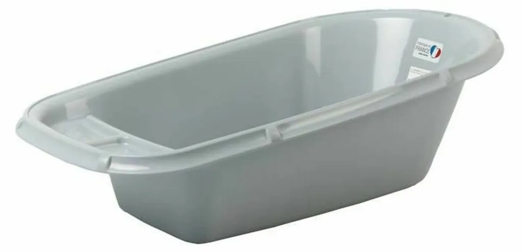 Baignoire pour Bébé ThermoBaby Luxury - Bassine de Bain Design Grise