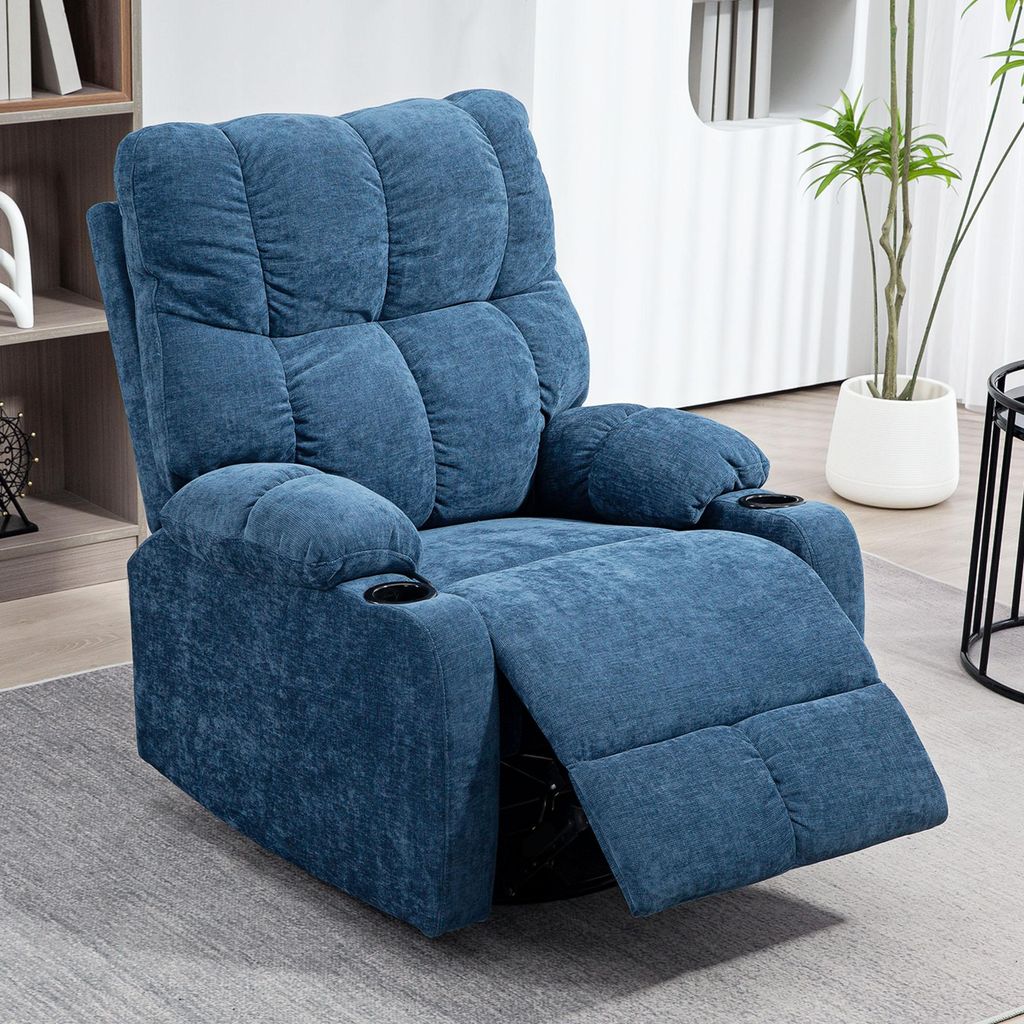Relaxsessel mit Fußstütze & Schaukelfunktion, Liegesessel Produktbild 