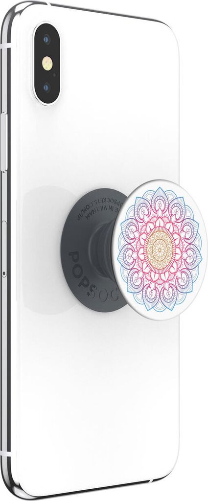 PopSockets PopGrip – Ausziehbarer Handyhalter & Griff Mit Rainbow Mandala Design | Für Smartphones & Tablets