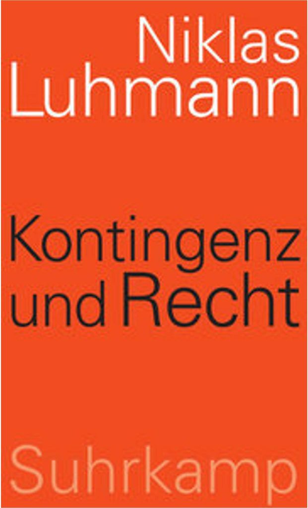 Kontingenz und Recht