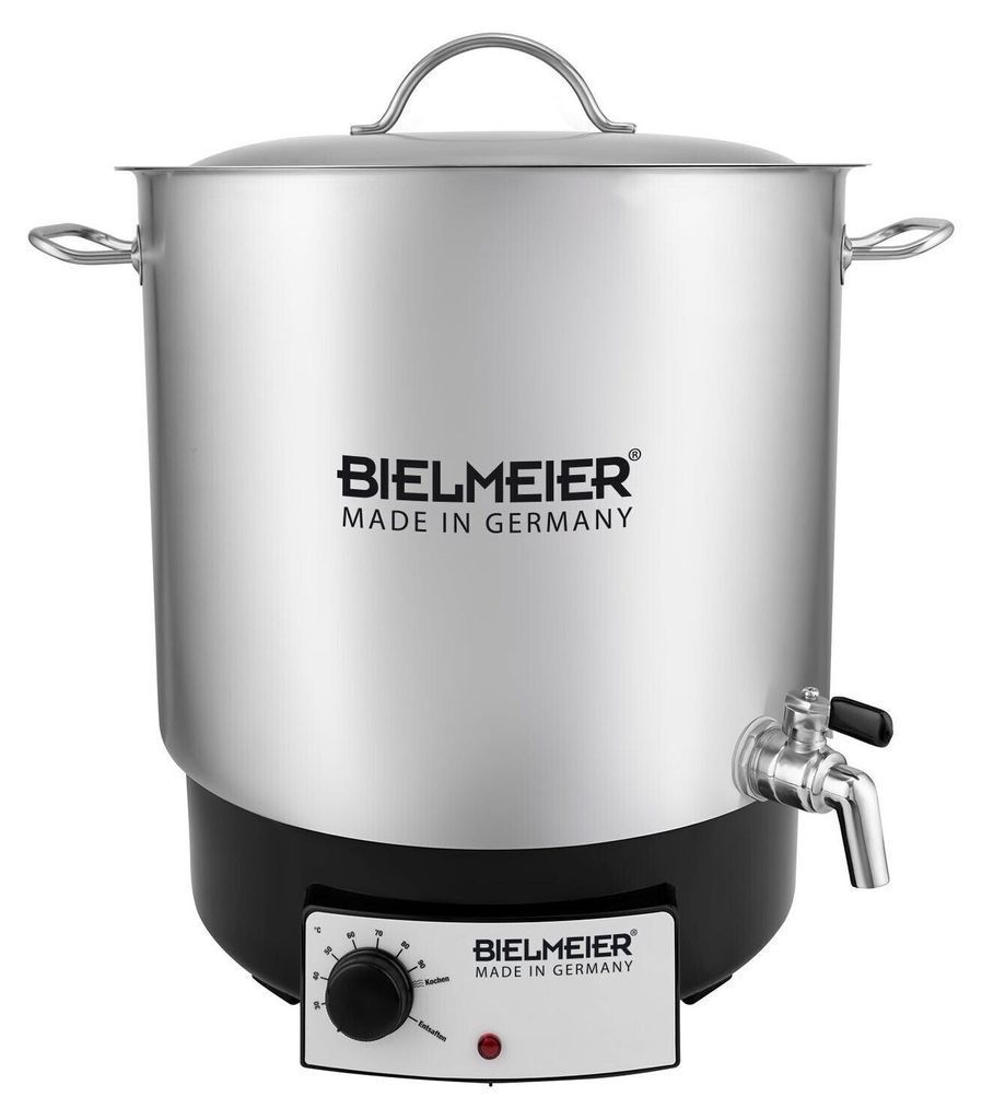 BIELMEIER Einkochautomat Edelstahl 29 Liter 1800 Watt Produktbild 