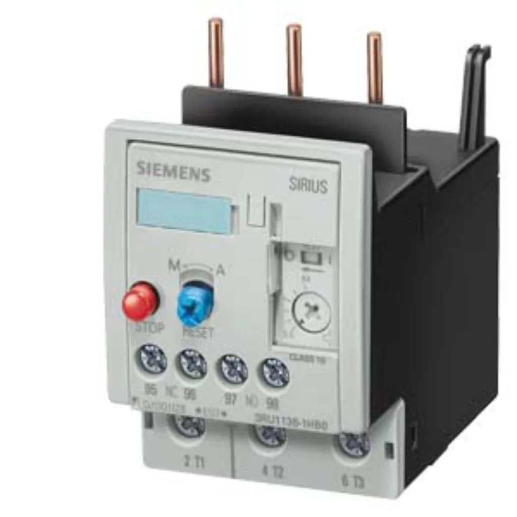 Évitez la Surchauffe Moteur avec le Relais Siemens 3RU1136-4FB0 40 A