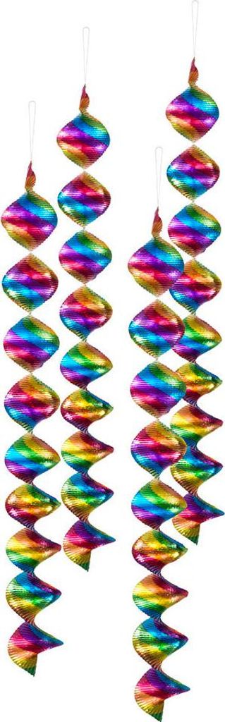 Deko Party Rotorspiralen Luftschlange Regenbogen Produktbild 