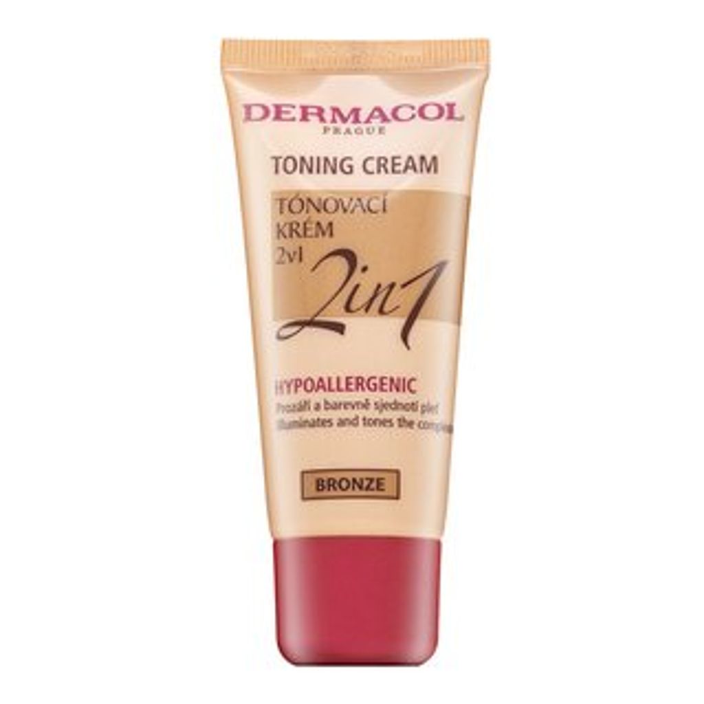 Dermacol Toning Cream 2in1 - Bronze langanhaltendes Make-up 30 ml