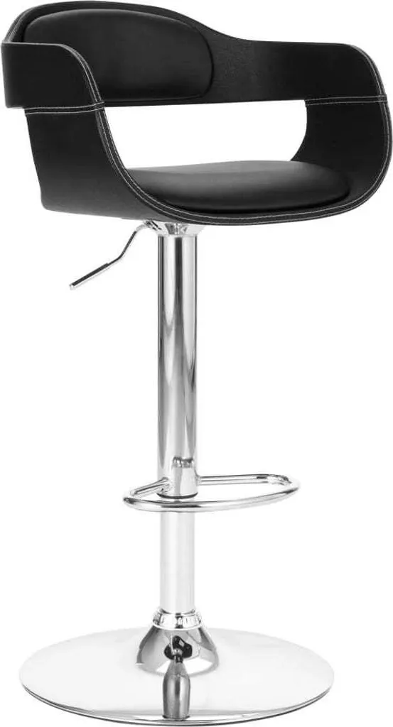 Sgabelli Cucina Neri in Ecopelle - Set Design Contemporaneo Bar