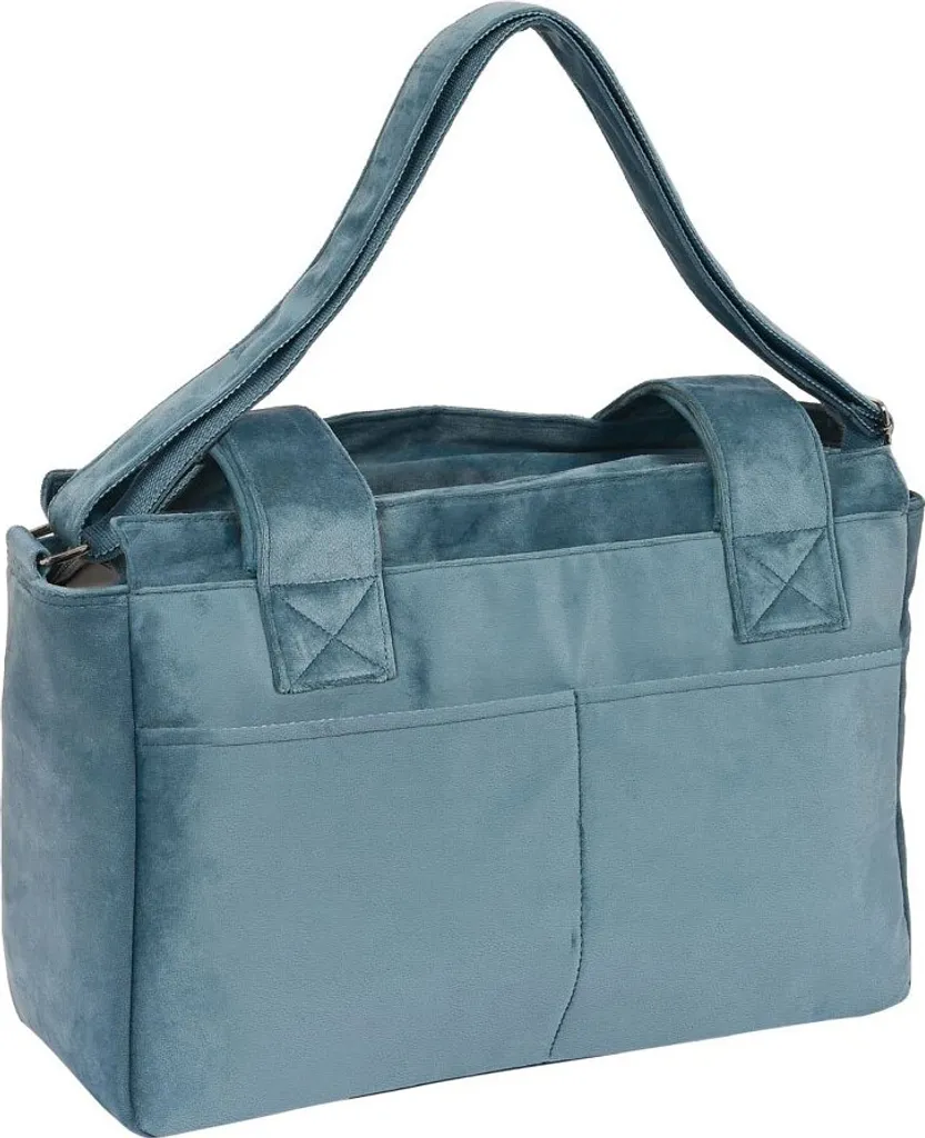 Sac de maternité Safta Leaves turquoise pour transporter les couches bébé
