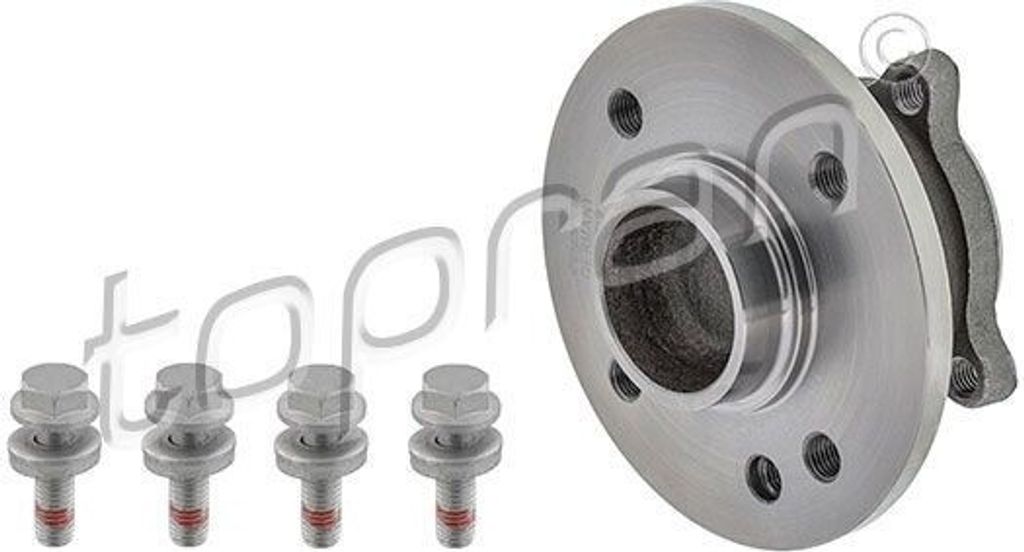 TOPRAN 501 019 Radnabe Hinten Links Hinten Rechts für MINI Schrägheck (R50, R53) 4-Loch Ø100mm Lochkreis