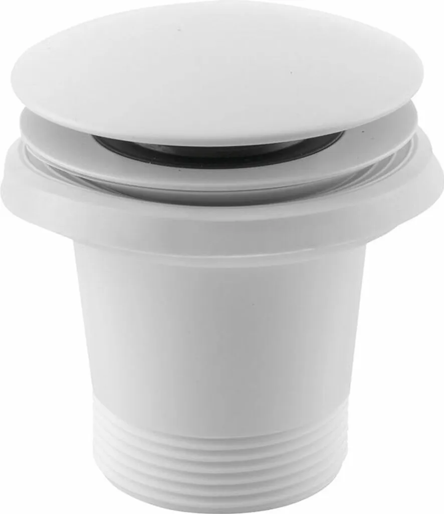 Piletta Vasca Polysan 71704W Bianco Opaco - Scarico Click-Clack Professionale
