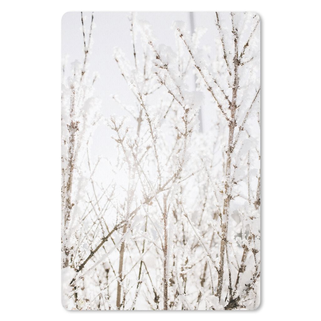 MuchoWow Mauspad Mousepad Schnee - Winter - Natur 18x27 cm - Mousepads - Maus Mat - Pad - Mausunterlage