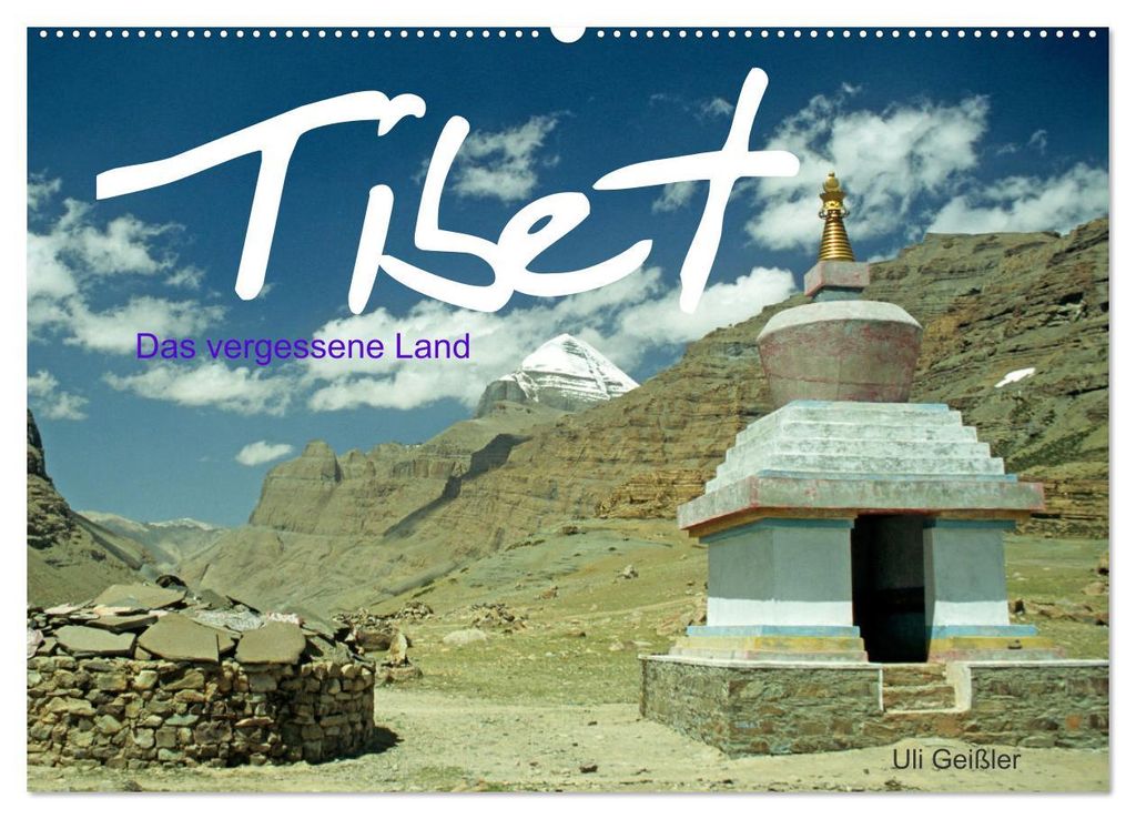 Tibet Das vergessene Land (Wandkalender 2027 DIN A2 quer), CALVENDO Monatskalender