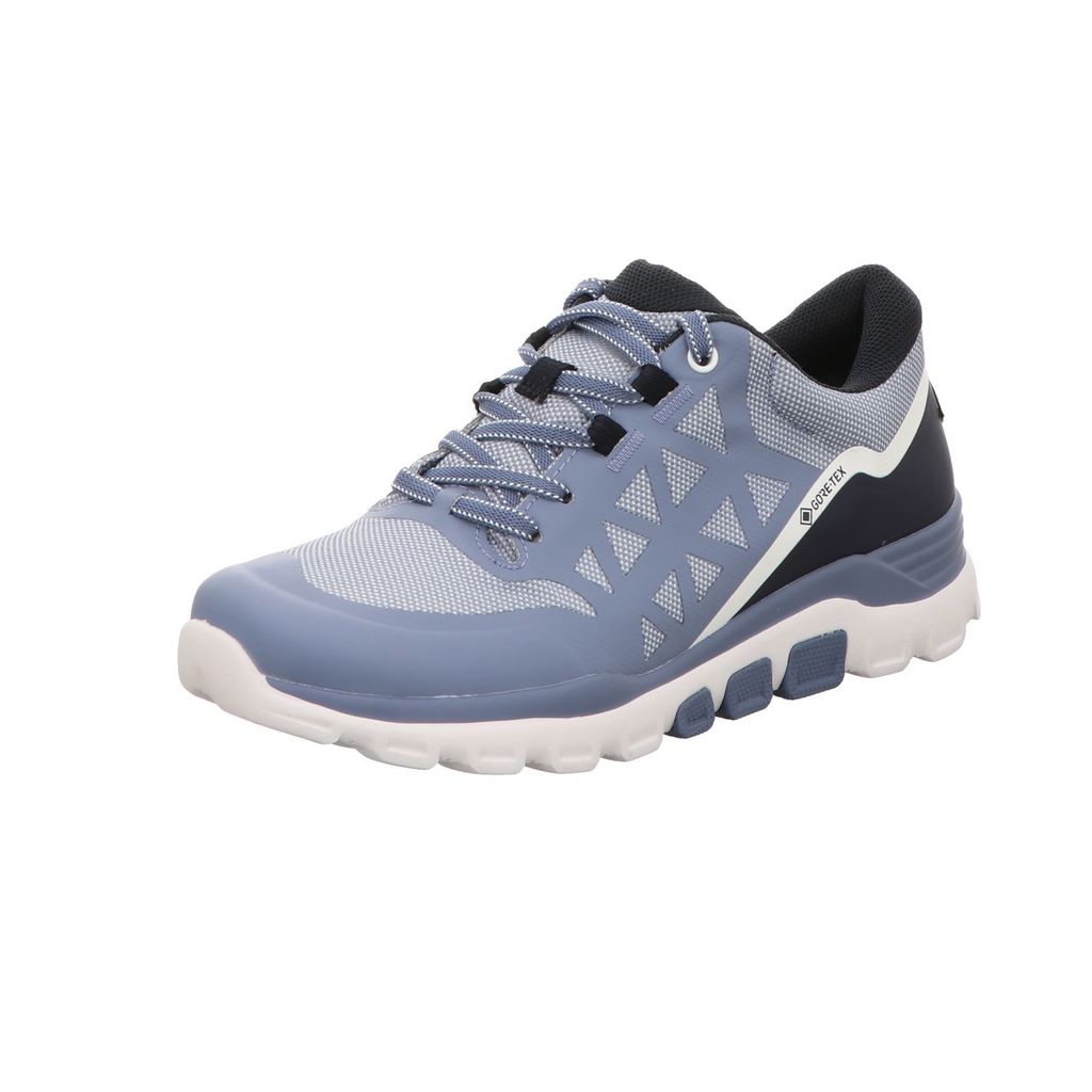 Gabor ROLLINGSOFT Damenschuhe - bequeme Schnür- Halbschuhe blau Freizeit NEU