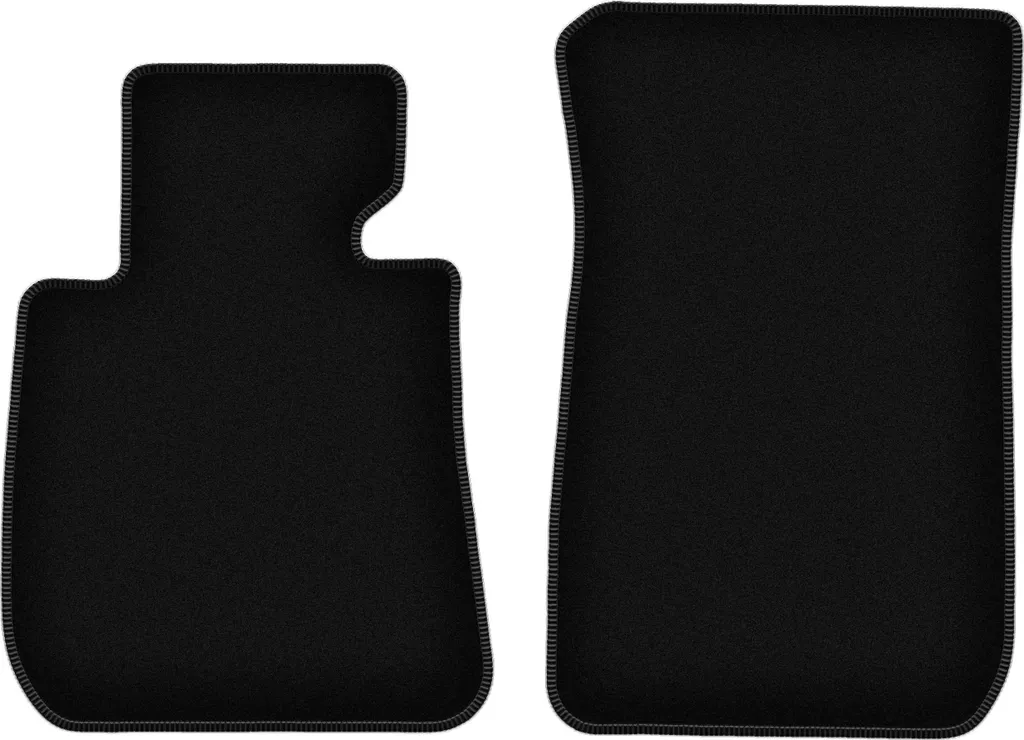 Tappeti Anteriori su Misura BMW E93 Cabriolet 2004-2011 Velluto