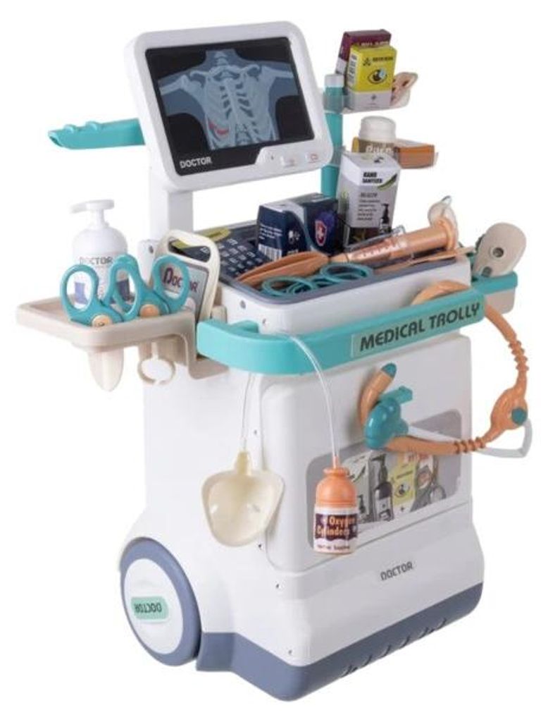 ISO 26544: Medizinwagen mit EKG- und Röntgengerät, XXL, Produktbild 