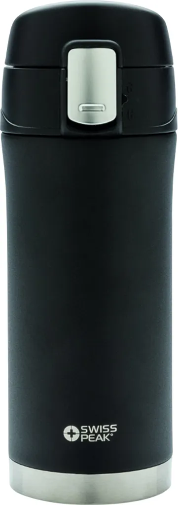 Tazza Caffè Swiss Peak Elite Nera 300ml - Isolamento Sottovuoto Rame