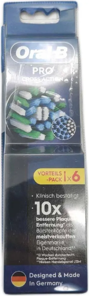 6 Brossettes noires Oral-B ProCrossAction - Hygiène maximale CleanMaximizer - 9