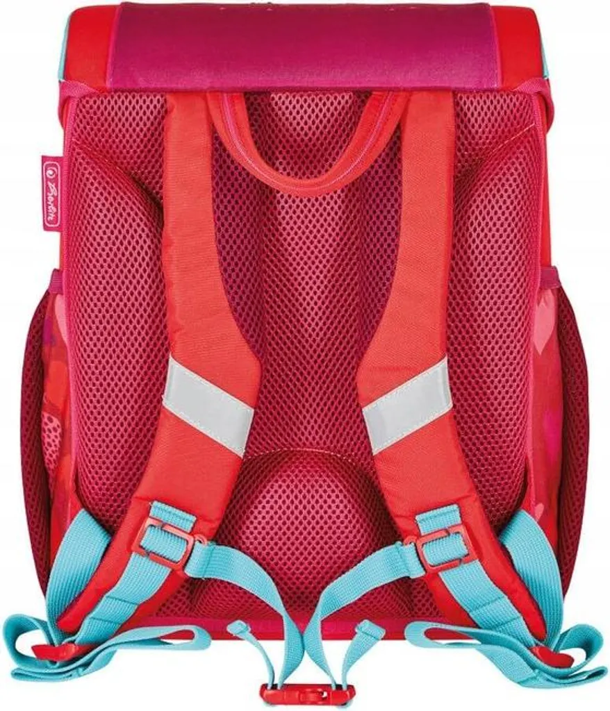 Sac d'école Herlitz Loop ergonomique motif Cœur à Paillettes Rose - 2