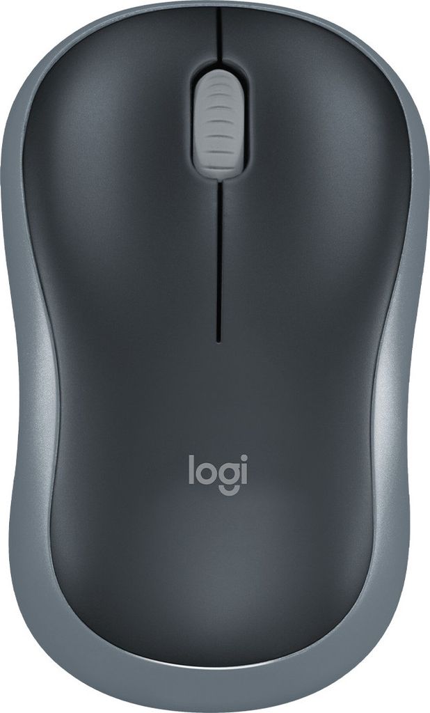 Logitech Optische Maus M185 kabellos grau