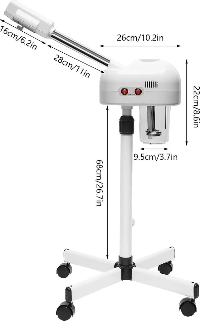 Nettoyeur de pores vapeur ozone pour éliminer impuretés et peau sèche