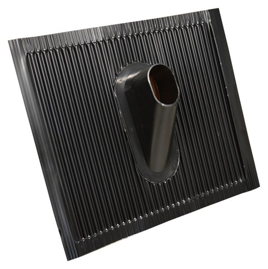 PremiumX Dachabdeckung Aluminium Ziegel Schwarz Pfanne für Produktbild 