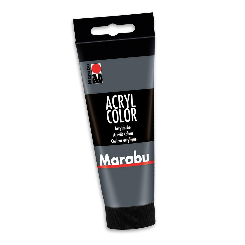 Marabu Acrylfarbe Acryl Color, 100 ml, dunkelgrau 079 Produktbild 