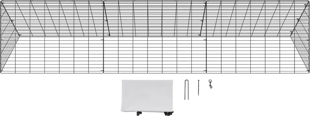 SucceBuy Tunnel per Polli 300x71x61,5 | Struttura Q195 Anti-Ruggine