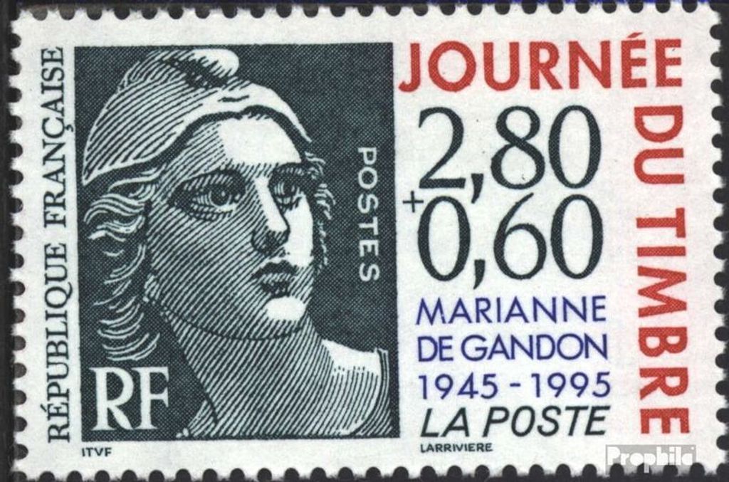 Briefmarken Frankreich 1995 Mi 3077A postfrisch Tag der Briefmarke
