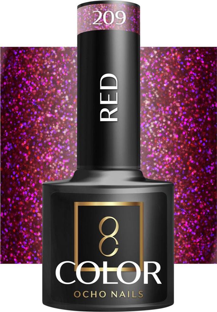 OCHO NAILS Hybrid-Nagellack rot 209 -5 g