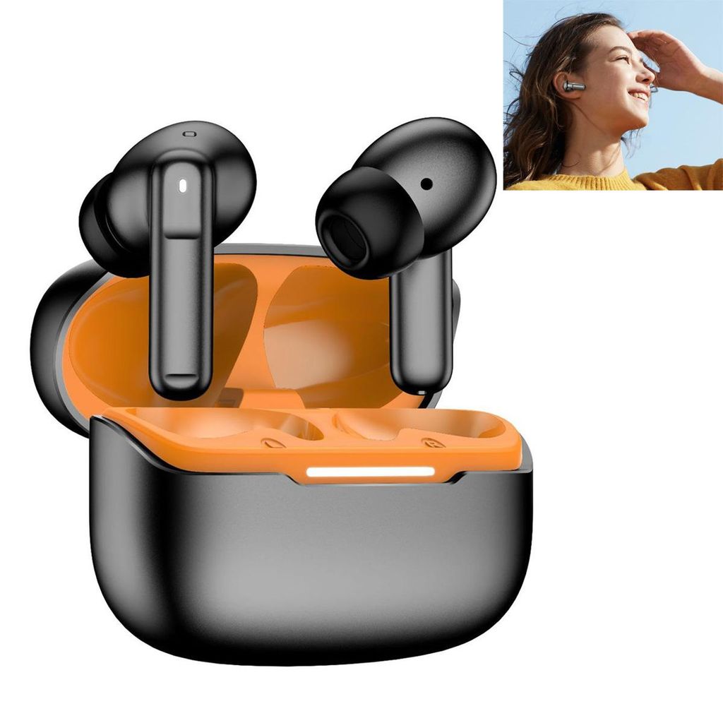 Kabellose In-Ear Bluetooth Kopfhörer mit ANC & ENC, 4-Mic Noise Cancelling, Bluetooth 5.4, lange Akkulaufzeit