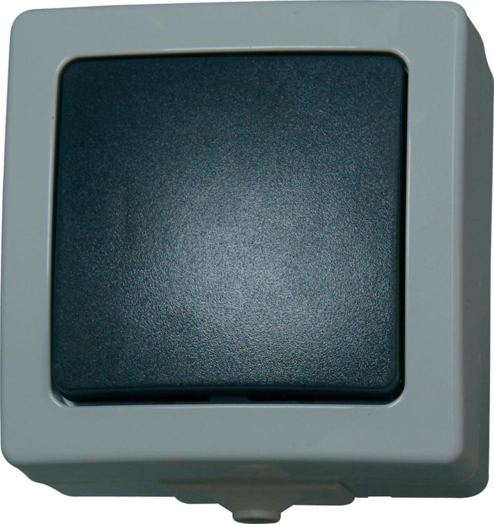 Kopp 566356003, Tasten, Schwarz, Grau, Thermoplast, IP44, Produktbild 