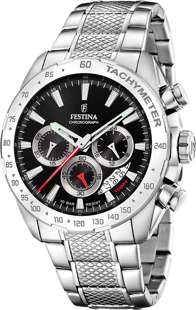 Festina F20668/4 Herrenuhr Timeless Chronograph 45mm 10ATM